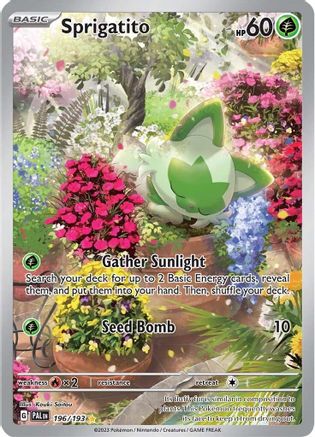 Sprigatito - 196/193 - Illustration Rare