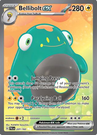 Bellibolt ex - 237/193 - Ultra Rare