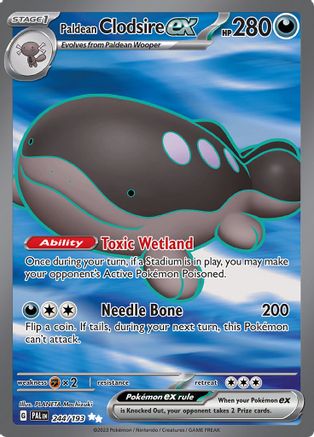 Paldean Clodsire ex - 244/193 - Ultra Rare