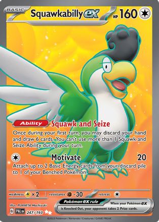 Squawkabilly ex - 247/193 - Ultra Rare