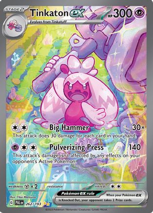 Tinkaton ex - 262/193 - Special Illustration Rare