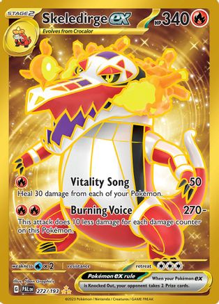 Skeledirge ex - 272/193 - Hyper Rare