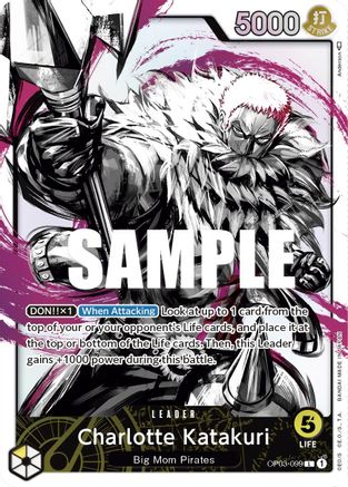 Charlotte Katakuri (099) (Alternate Art) - OP03-099 - Leader