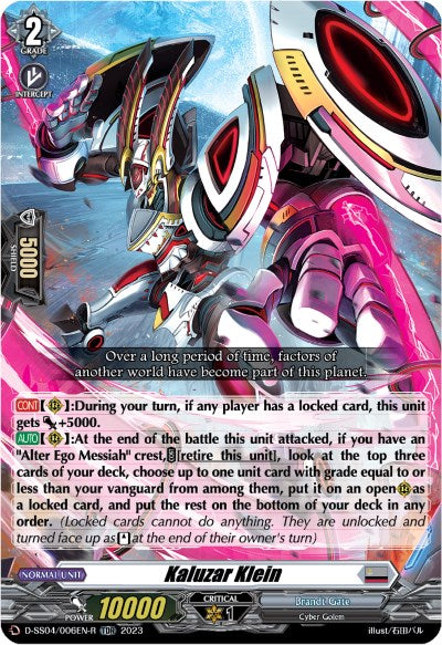 Kaluzar Klein (D-SS04/006EN-R) [Stride Deckset - Messiah]