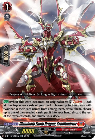 Illuminate Equip Dragon, Graillumirror (D-BT10/019EN) [Dragon Masquerade]