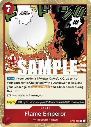 Flame Emperor - OP03-016 - Rare