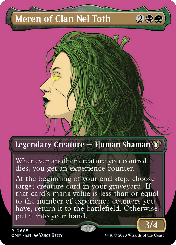 Meren of Clan Nel Toth (Borderless) (CMM-685) - Commander Masters (Borderless)