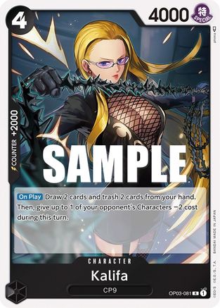 Kalifa (081) - OP03-081 - Rare