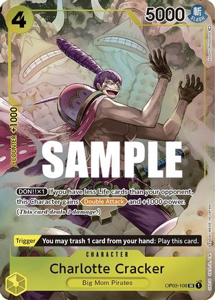 Charlotte Cracker (Alternate Art) - OP03-108 - Super Rare