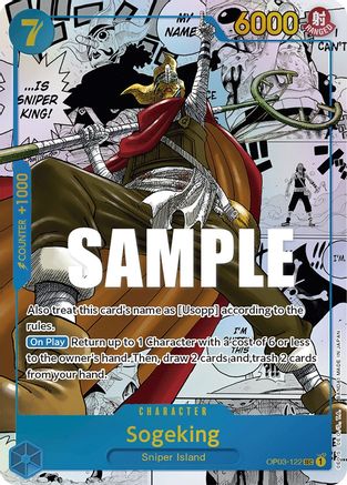 Sogeking (Alternate Art) (Manga) - OP03-122 - Secret Rare