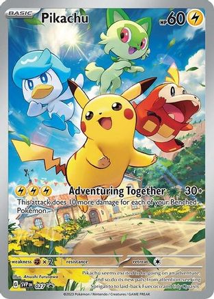Pikachu - 027 - Promo - Holofoil
