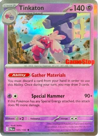 Tinkaton - 105/193 - Promo - Holofoil