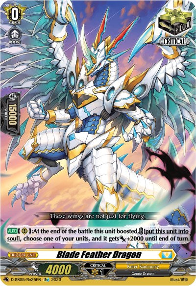 Blade Feather Dragon (D-SS05/Re25EN) [D-SS05: Festival Booster 2023]