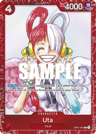 Uta (Premium Card Collection -ONE PIECE FILM RED Edition-) - OP01-005 - Rare
