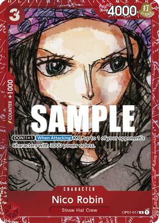 Nico Robin (Premium Card Collection -ONE PIECE FILM RED Edition-) - OP01-017 - Rare