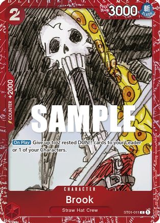 Brook (Premium Card Collection -ONE PIECE FILM RED Edition-) - ST01-011 - Common