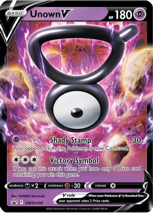 Unown V - SWSH300 - Promo - Holofoil