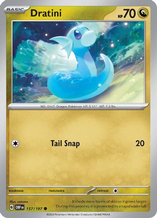 Dratini - 157/197 - Common - Reverse Holofoil