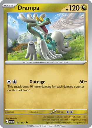 Drampa - 161/197 - Uncommon - Reverse Holofoil