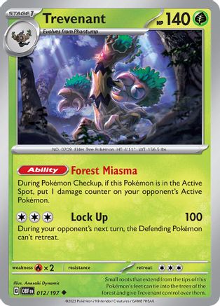 Trevenant - 012/197 - Uncommon