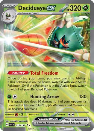 Decidueye ex - 015/197 - Double Rare