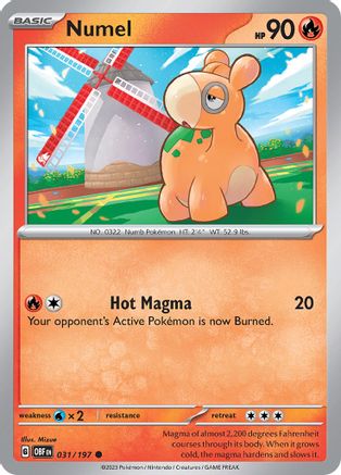 Numel - 031/197 - Common - Reverse Holofoil