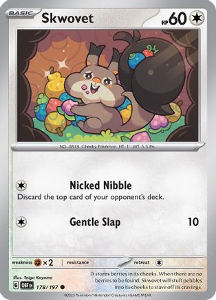Skwovet - 178/197 - Common - Reverse Holofoil