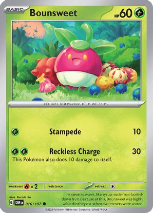 Bounsweet - 016/197 - Common