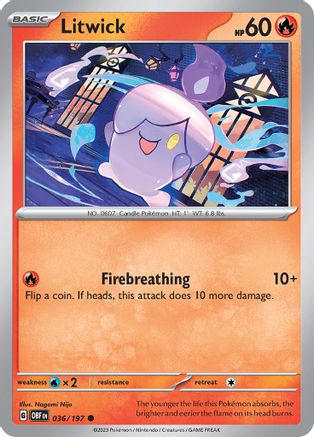 Litwick - 036/197 - Common - Reverse Holofoil