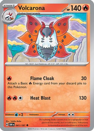 Volcarona - 041/197 - Uncommon - Reverse Holofoil
