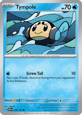 Tympole - 050/197 - Common - Reverse Holofoil