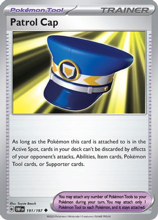Patrol Cap - 191/197 - Uncommon - Reverse Holofoil