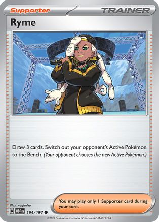 Ryme - 194/197 - Common - Reverse Holofoil