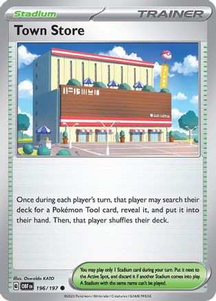 Town Store - 196/197 - Common - Reverse Holofoil
