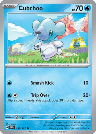 Cubchoo - 053/197 - Common - Reverse Holofoil
