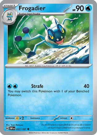 Frogadier - 057/197 - Uncommon - Reverse Holofoil