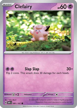 Clefairy - 081/197 - Common - Reverse Holofoil