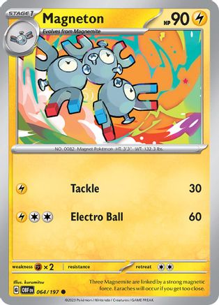 Magneton - 064/197 - Common - Reverse Holofoil