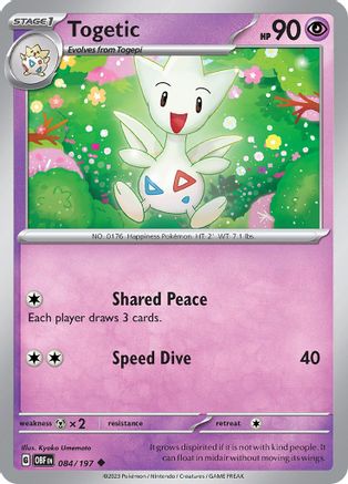 Togetic - 084/197 - Uncommon - Reverse Holofoil