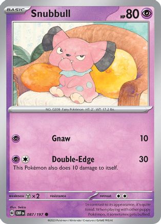 Snubbull - 087/197 - Common
