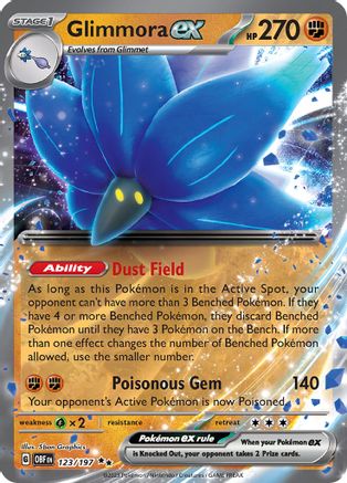 Glimmora ex - 123/197 - Double Rare