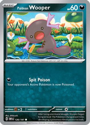 Paldean Wooper - 126/197 - Common