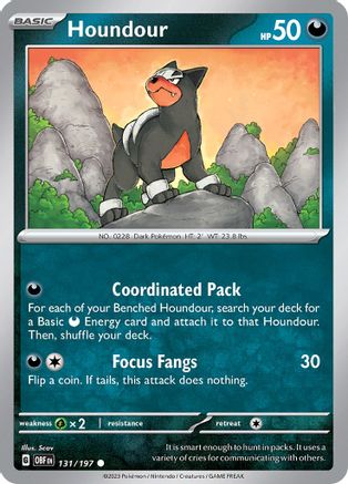 Houndour - 131/197 - Common