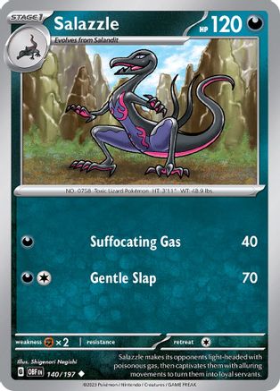 Salazzle - 140/197 - Uncommon - Reverse Holofoil