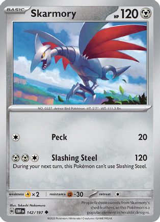 Skarmory - 142/197 - Uncommon
