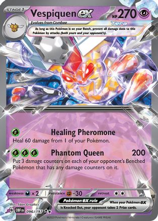 Vespiquen ex - 096/197 - Double Rare