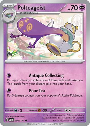 Polteageist - 098/197 - Uncommon - Reverse Holofoil