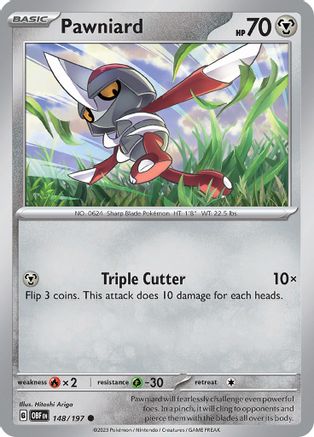 Pawniard - 148/197 - Common - Reverse Holofoil