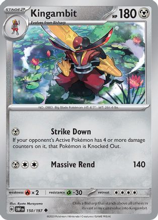 Kingambit - 150/197 - Uncommon - Reverse Holofoil