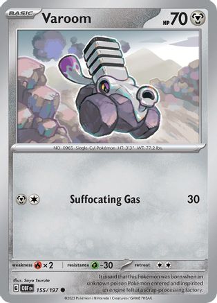 Varoom - 155/197 - Common - Reverse Holofoil